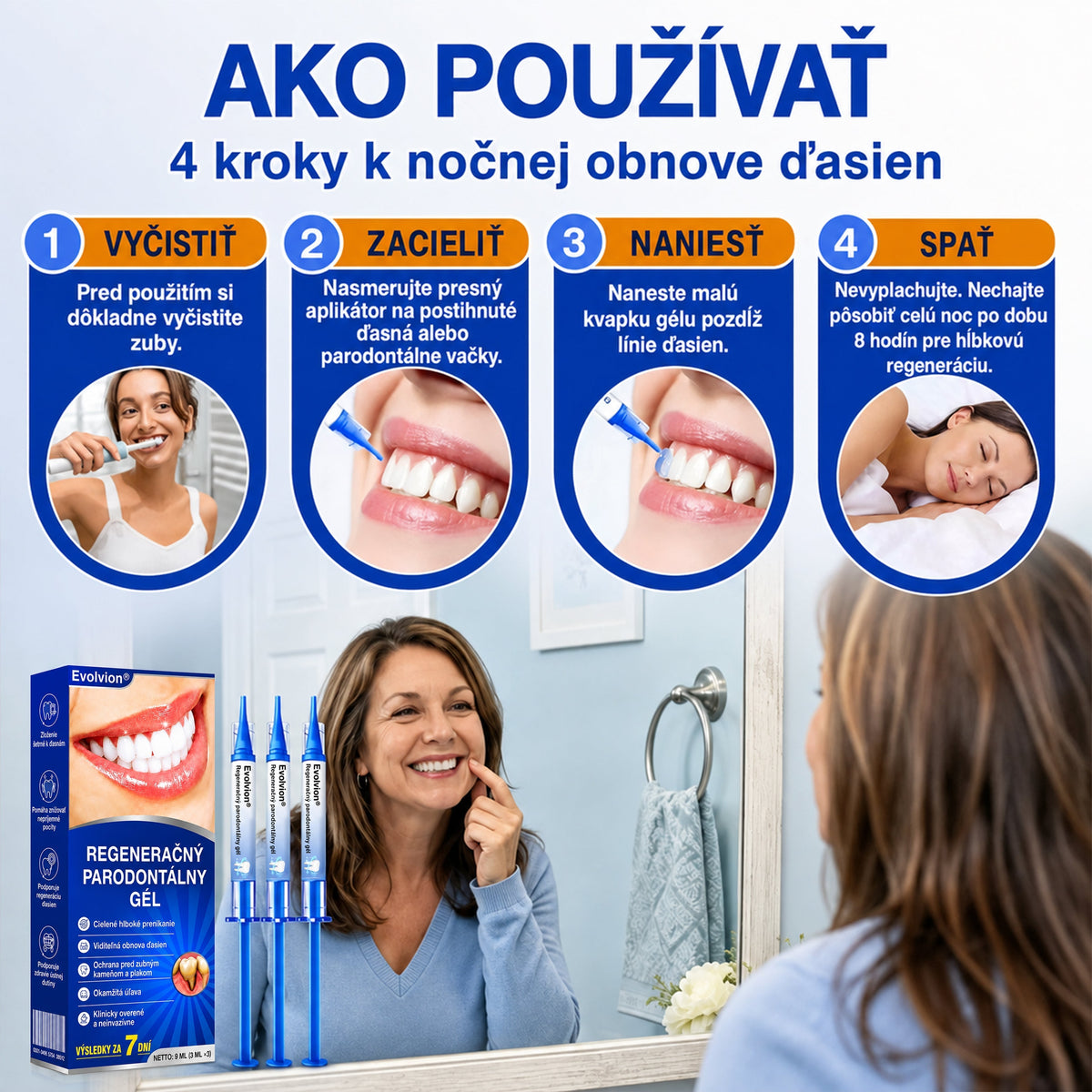 👨‍⚕️🦷 Evolvion® GumRevive regeneračný gél na parodont🎁